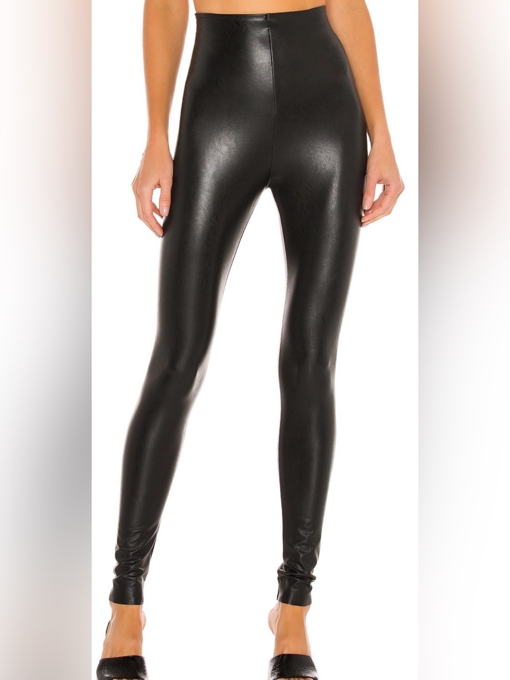 Commando Perfect Control Faux Leather Legging Black Size Medium
